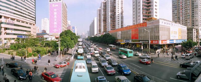 Traffic in Futian District