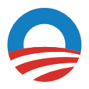 Simplified Obama logo